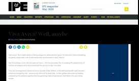 
							         Viva Aviva? - Investment & Pensions Europe								  
							    