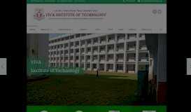 
							         VIVA Institute of Technology								  
							    