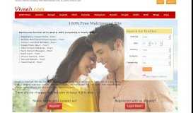 
							         Vivaah - Free Matrimonial Sites | Free wedding and Marriage Services ...								  
							    