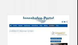
							         VIVAWEST Wohnen GmbH - Innenhafen-Portal								  
							    
