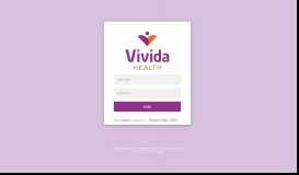 
							         Vivida Health Plan - Portal								  
							    