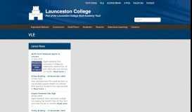 
							         VLE | Launceston College								  
							    