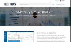 
							         VMS Supply Chain Platform - Century Distribution Systems								  
							    