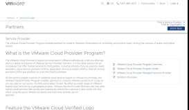 
							         VMware Cloud Provider Program								  
							    