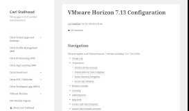 
							         VMware Horizon 7.8 Configuration – Carl Stalhood								  
							    