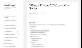 
							         VMware Horizon 7.8 Connection Server – Carl Stalhood								  
							    