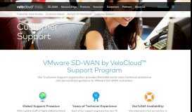 
							         VMware SD-WAN by VeloCloud | Customer Support								  
							    