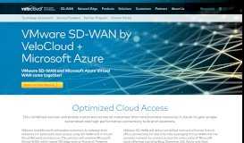 
							         VMware SD-WAN by VeloCloud + Microsoft Azure								  
							    