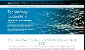 
							         VMware SD-WAN by VeloCloud™ Technology Ecosystem								  
							    