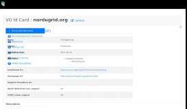 
							         VO Id Card : nordugrid.org - Operations portal								  
							    