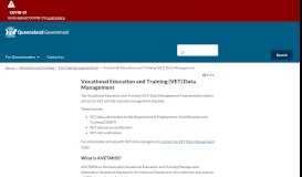 
							         Vocational Education and Training (VET) Data Management ...								  
							    