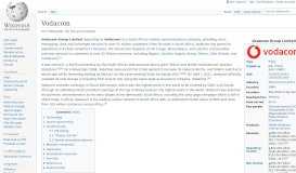 
							         Vodacom - Wikipedia								  
							    