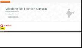 
							         VodafoneIdea Location Services - Welcome								  
							    