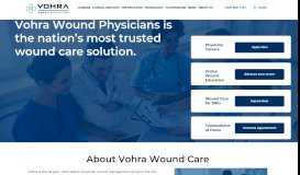 
							         Vohra: Expert Wound Care Management Consulting Solutions								  
							    