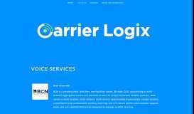 
							         Voice — Carrier Logix								  
							    