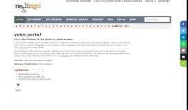 
							         voice portal - NetLingo The Internet Dictionary: Online Dictionary of ...								  
							    