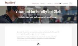 
							         Voicemail for Faculty and Staff | University IT								  
							    