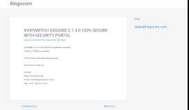 
							         VOIPSWITCH VOS3000 2.1.4.0 100% SECURE WITH SECURITY ...								  
							    