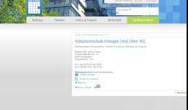 
							         Volkshochschule Erlangen (vhs) - Ämter - Erlangen - Portal der Stadt ...								  
							    