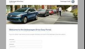 
							         Volkswagen Drive Easy Portal								  
							    