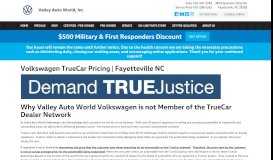 
							         Volkswagen TrueCar Pricing | Fayetteville NC | Clement | Eastover								  
							    