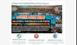 
							         Volleyball Australia's Club Portal								  
							    