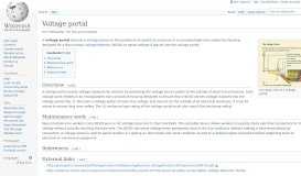 
							         Voltage portal - Wikipedia								  
							    
