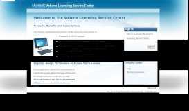 
							         Volume Licensing Service Center - Microsoft								  
							    