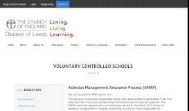 
							         Voluntary Controlled Schools | The Diocese of Leeds, Church of ...								  
							    