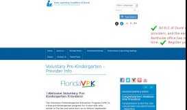 
							         Voluntary Pre-Kindergarten - Provider Info - Early Learning Coalition ...								  
							    