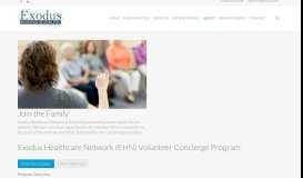 
							         Volunteer - Exodus Healthcare Network								  
							    