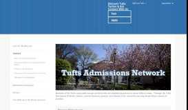 
							         Volunteer for Admissions · Tufts Admissions								  
							    