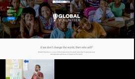 
							         Volunteer for the Global Goals								  
							    