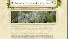 
							         Volunteer - Friends of Savannas Preserve State Park								  
							    