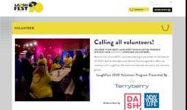 
							         Volunteer | LaughFest								  
							    
