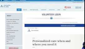 
							         Volunteer Login | St. John Health System								  
							    