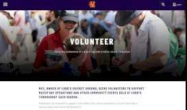 
							         Volunteer | MCC - Lord's								  
							    