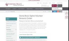 
							         Volunteer Opportunities - Stamford Health								  
							    