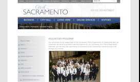 
							         Volunteer Program - City of Sacramento								  
							    