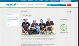 
							         Volunteer | RSPCA Queensland								  
							    
