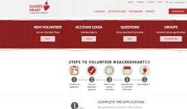 
							         Volunteer - Sacred Heart Community Service								  
							    