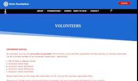 
							         Volunteer - Seton Healthcare Family - The Seton Fund								  
							    