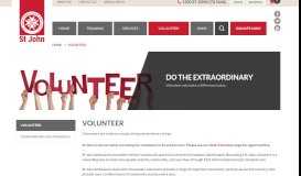 
							         Volunteer - St John Ambulance Australia (Qld)								  
							    