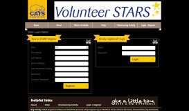 
							         Volunteer STARS | Login - Cats Protection								  
							    