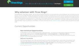 
							         Volunteer – Three Rings								  
							    