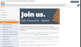 
							         Volunteer - Victoria State Emergency Service								  
							    