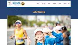 
							         Volunteering - Gold Coast Marathon								  
							    