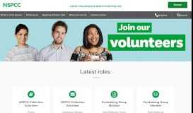 
							         Volunteering - Volunteer role search - NSPCC								  
							    