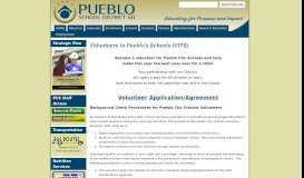 
							         Volunteers in Pueblo's Schools (VIPS) - Pueblo City Schools Internet								  
							    