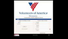 
							         Volunteers of America CFS - Community Family Supports Portal								  
							    